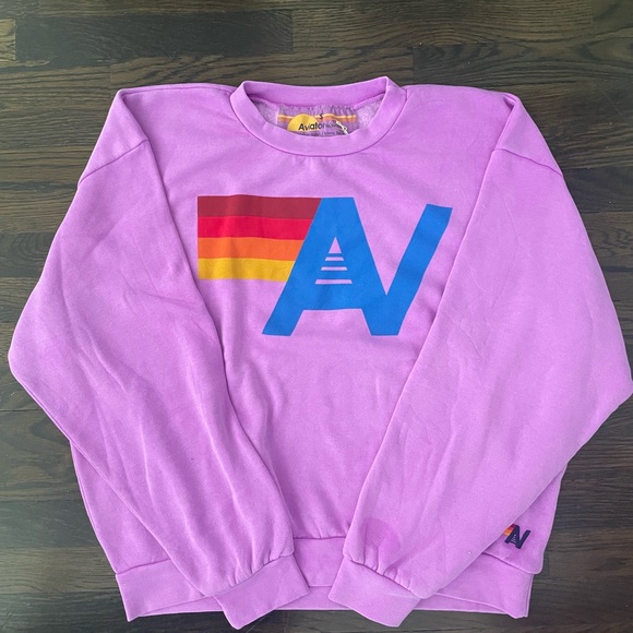 Aviator Nation Tops - Aviator Nation Logo Relaxed Crew Sweatshirt